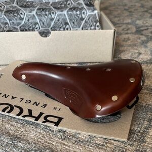 Brooks B17 short Antique Brown Leather Bike Saddle